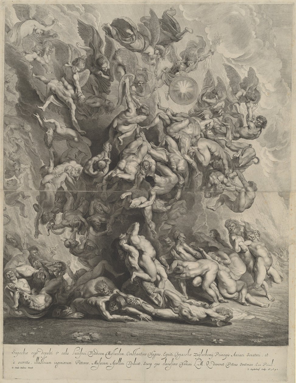 Fall of the Damned tekijältä Jonas Suyderhoff, after Sir Peter Paul Rubens