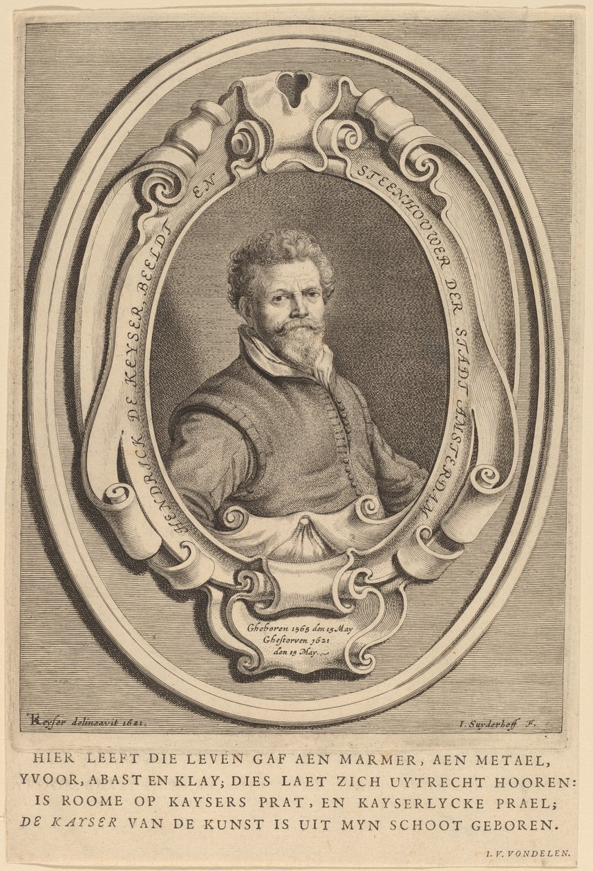 Hendrick de Keyser tekijältä Jonas Suyderhoff after Thomas de Keyser