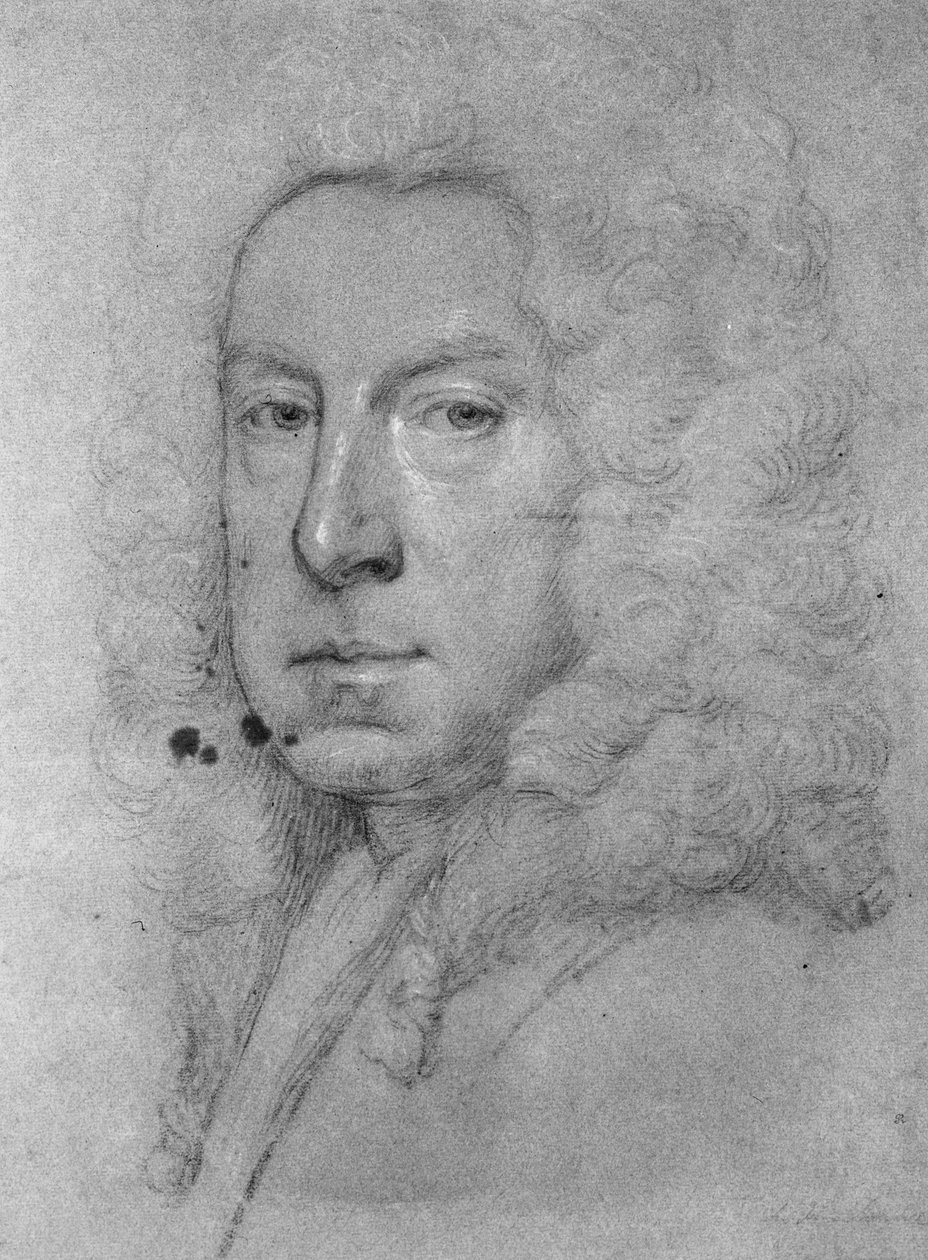 Omakuva, n. 1738 (liitu paperille) tekijältä Jonathan Richardson