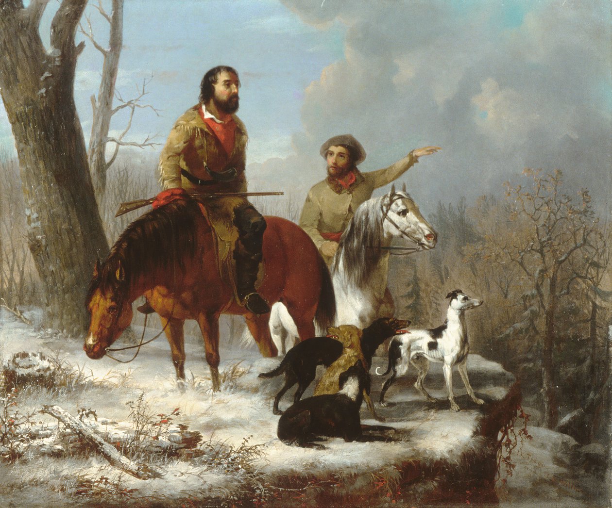Trappers, n. 1855 tekijältä Jonathan K. Trego