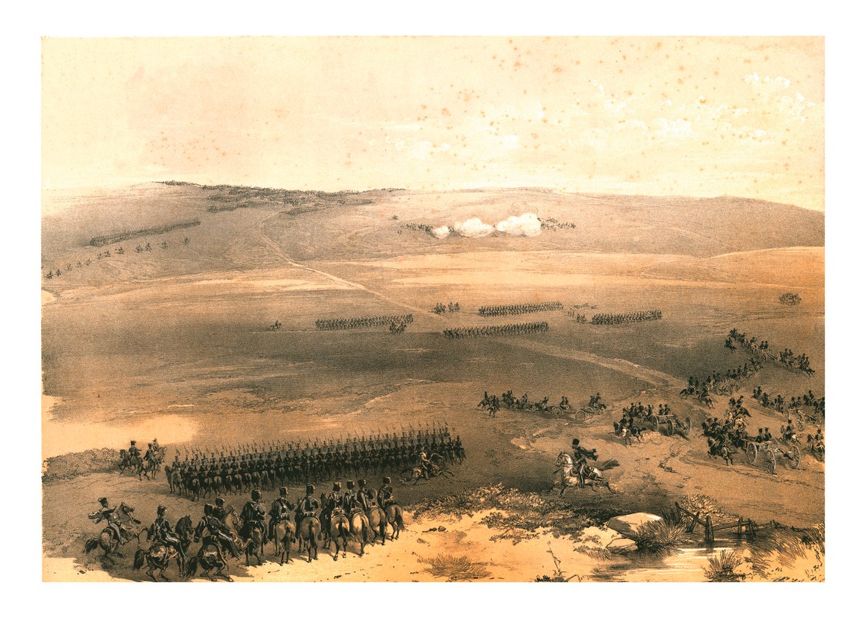 "Bulganakin vuorten ratsuväen tapaus - ensimmäinen ase...1854", 1855. tekijältä Jonathan Needham