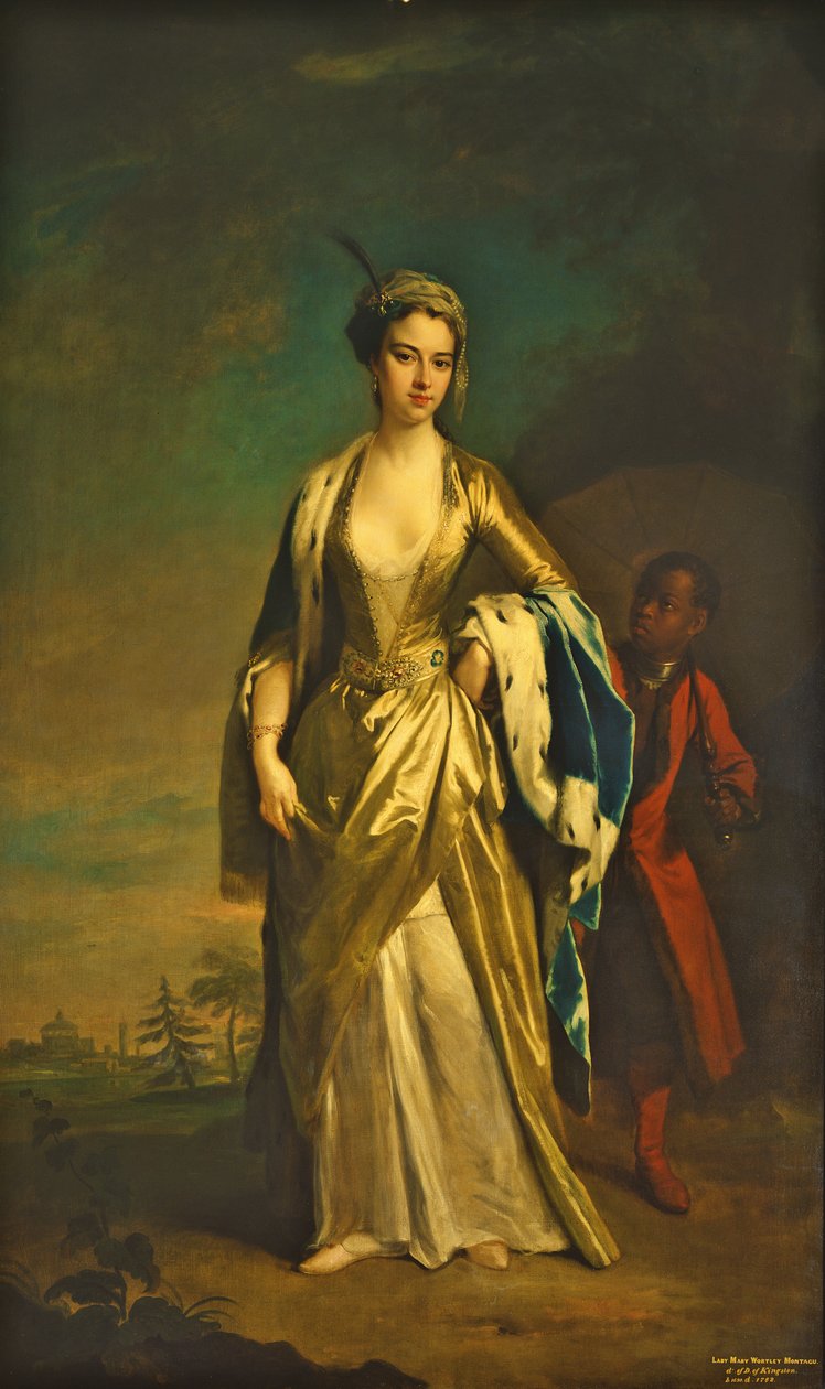 Lady Mary Wortley Montagu, n. 1725 tekijältä Jonathan Richardson