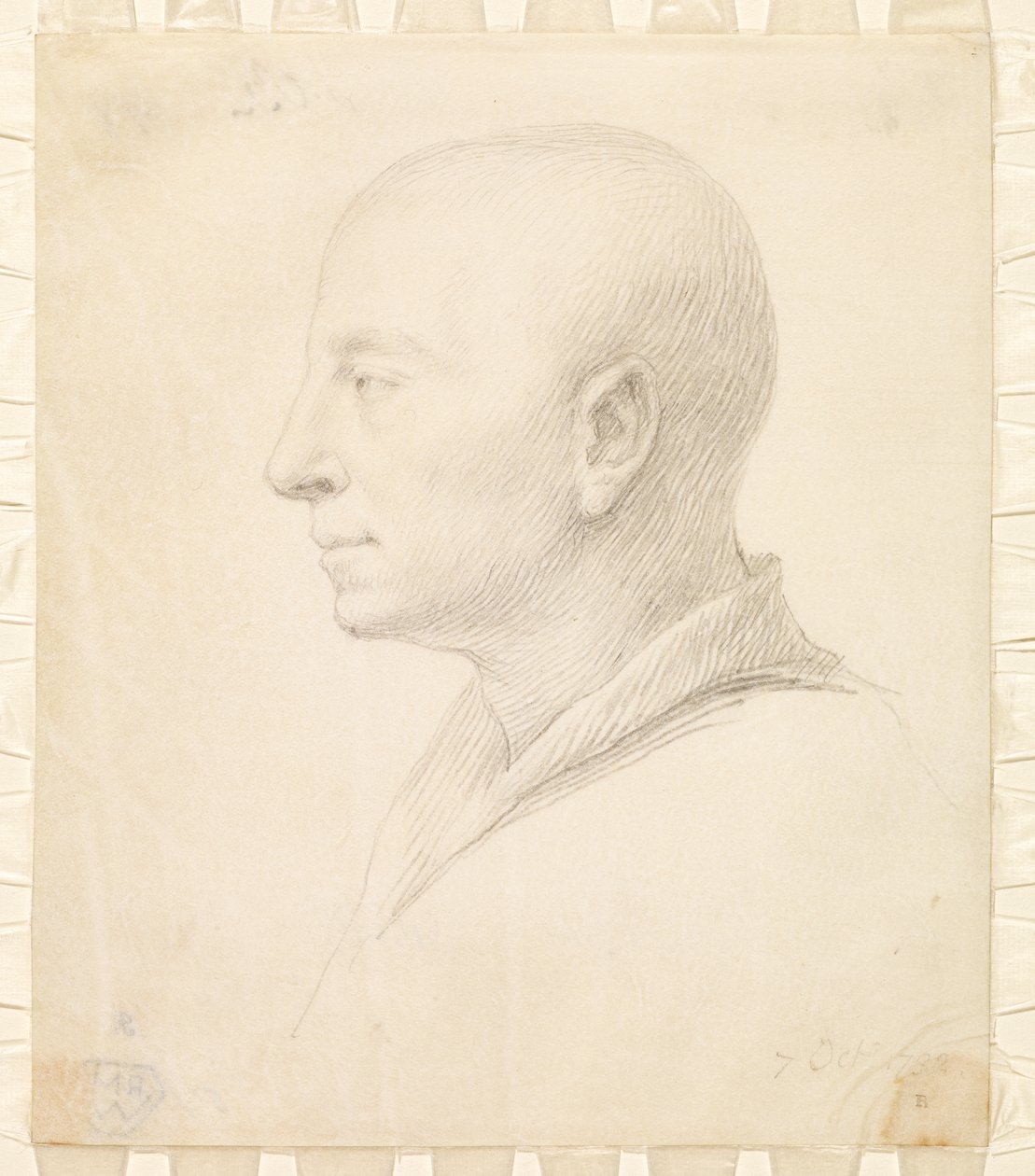 Omakuva profiilissa, 7. lokakuuta 1732 tekijältä Jonathan Richardson