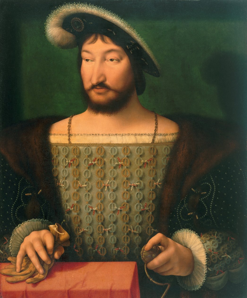 Muotokuva Francis I, Ranskan kuningas (n. 1532-1533) tekijältä Joos van Cleve