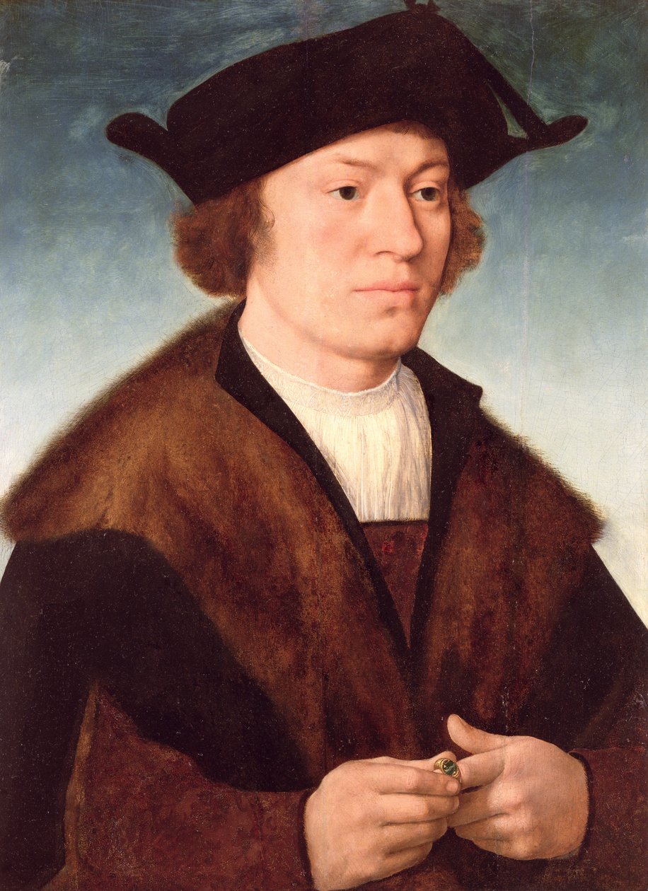 Tuntemattoman miehen muotokuva, 1520 tekijältä Joos van Cleve