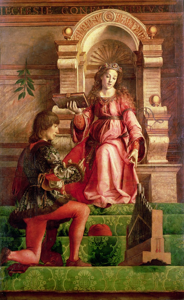 Musiikki, n. 1480 tekijältä Joos van Gent