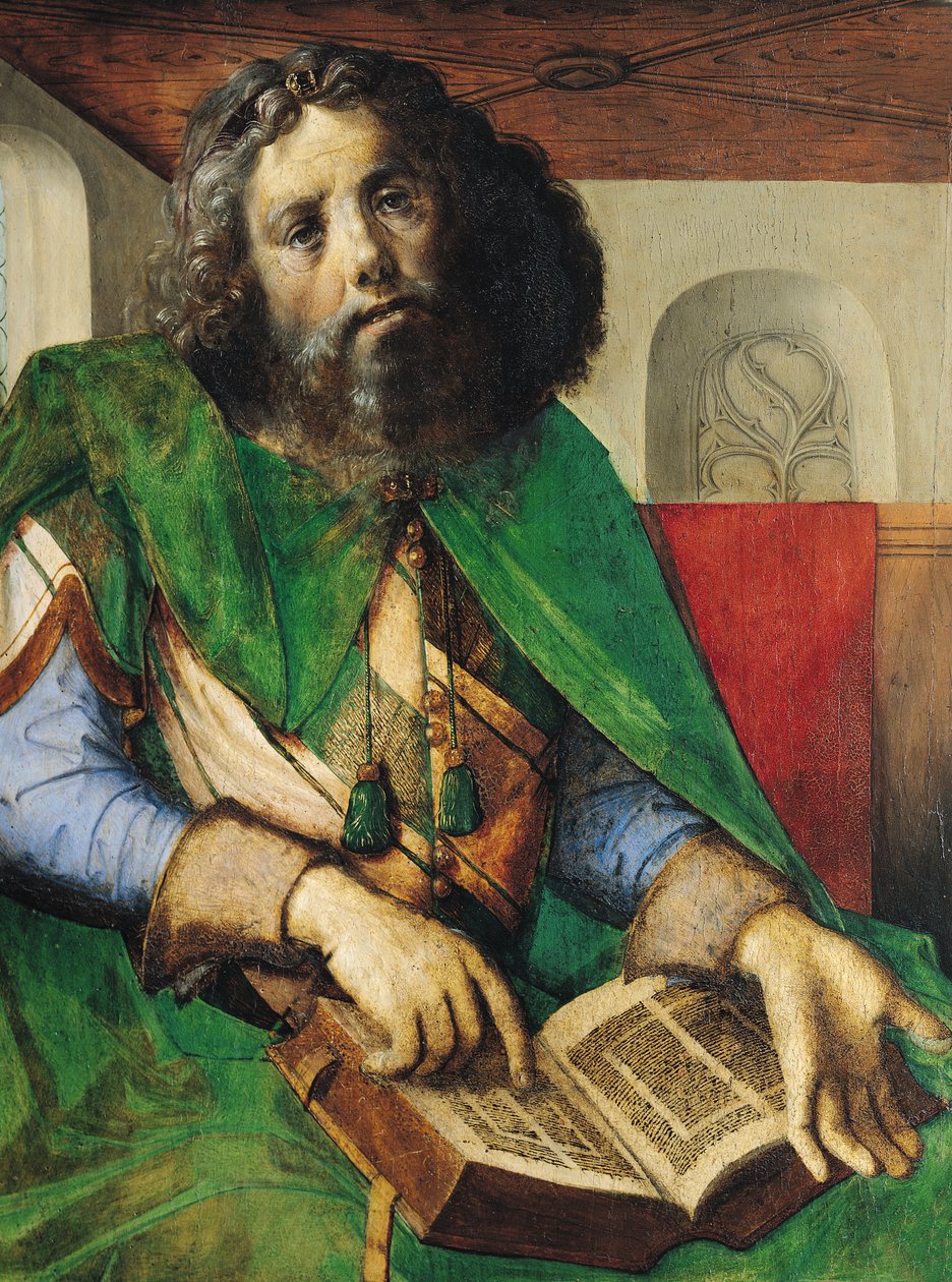 Platonin (429-347 eKr.) muotokuva n. 1475 tekijältä Joos van Gent