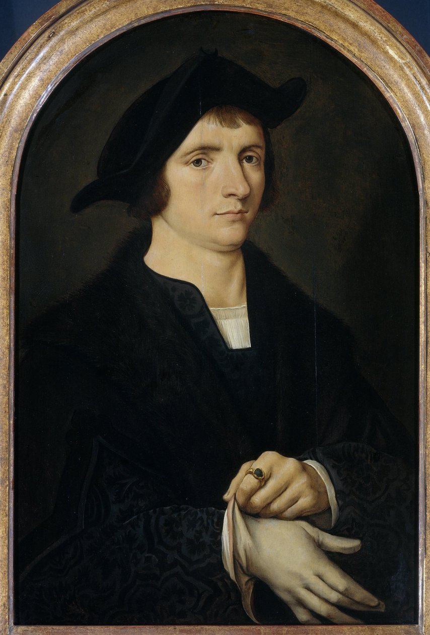 Joris Vezeleerin muotokuva tekijältä Joos van Cleve (copy after)