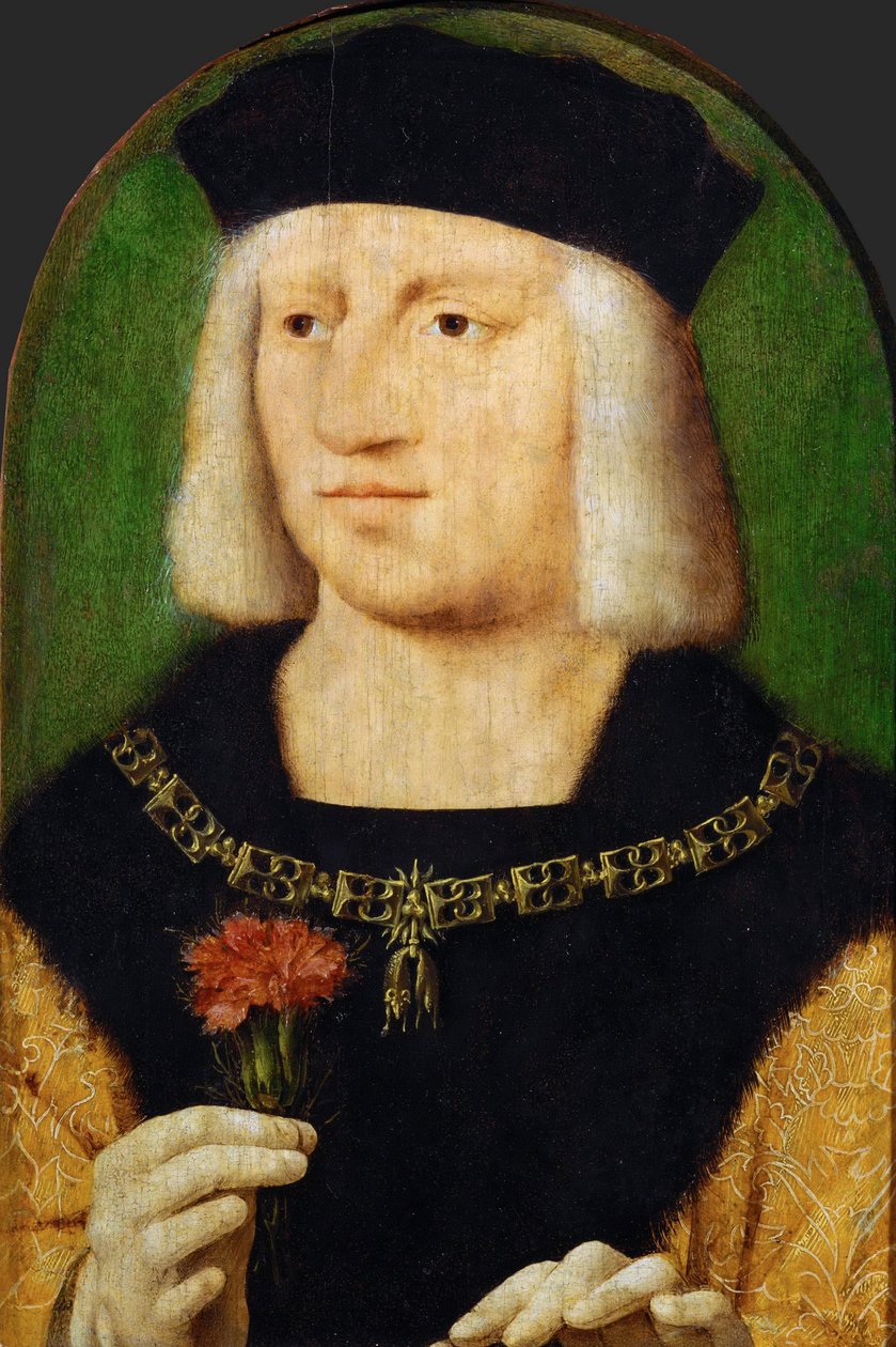 Varhainen alankomaalainen taide : Keisari Maximilian I:n (1459-1519) muotokuva par Cleve, Joos van (n. 1485-1540), n. 1508. Öljy puulle, 28,5x22,3. Taidehistoriallinen museo, Vienne tekijältä Joos van Cleve