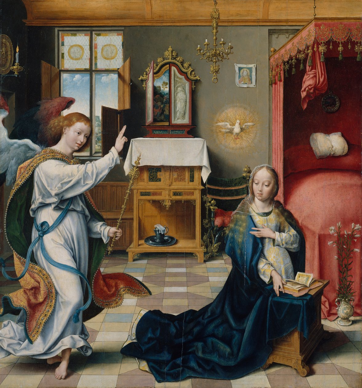 Ilmoitus, n. 1525. tekijältä Joos van Cleve