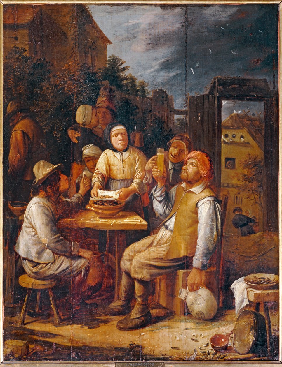 Les Mangeurs de moules - Simpukansyöjät ... tekijältä Joos van Craesbeeck