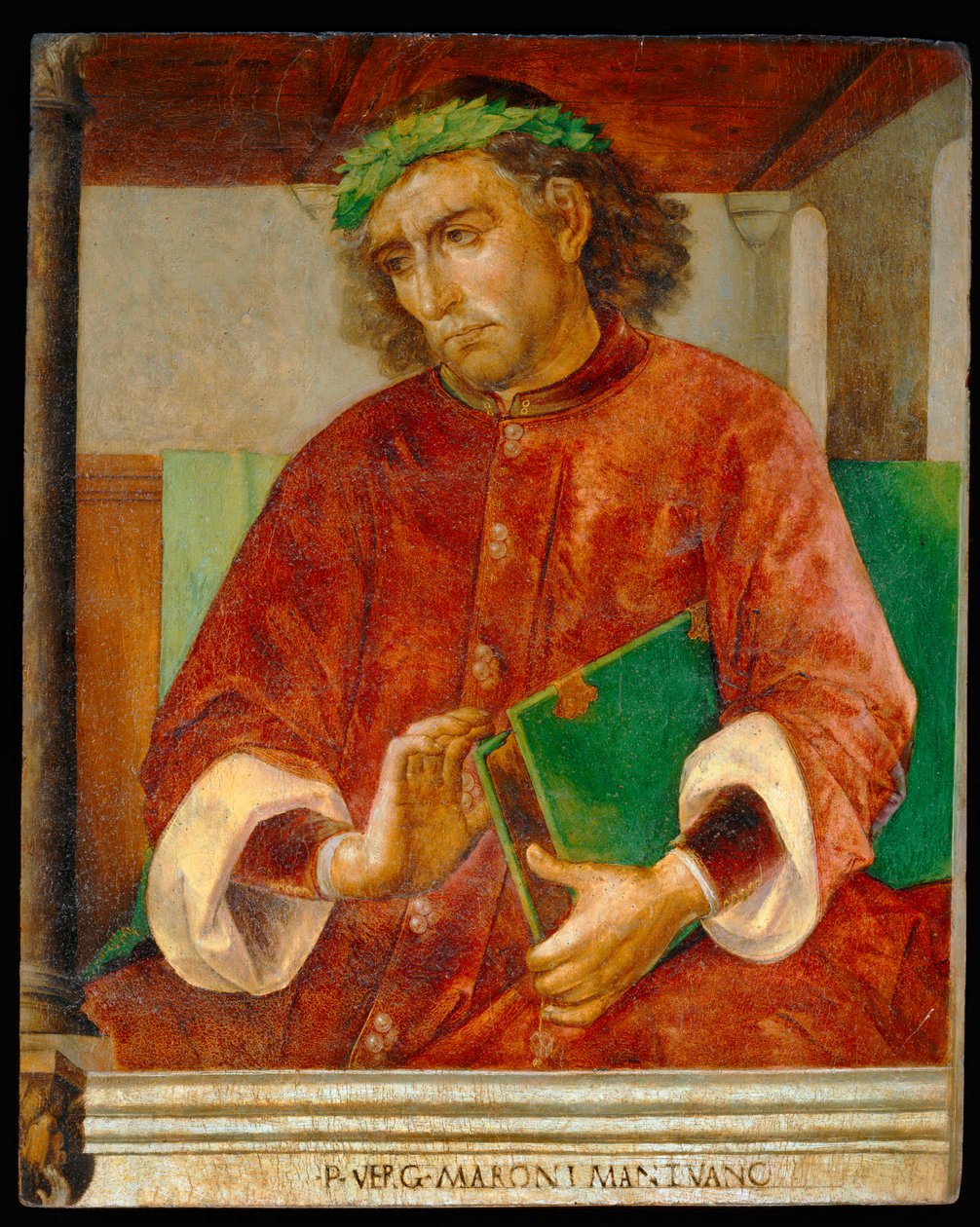 Vergilius, roomalainen runoilija ... tekijältä Joos van Gent (fl.1460 75)