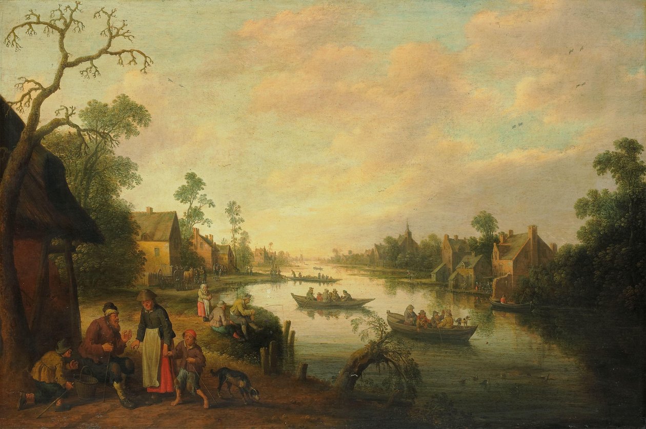 Jokinäkymä tekijältä Joost Cornelisz Droochsloot