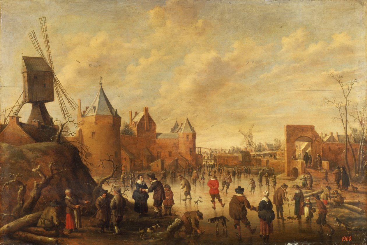 Huonekalut ja erilaiset esineet 1100- ja 1300-luvuilta tekijältä Joost Cornelisz. Droochsloot