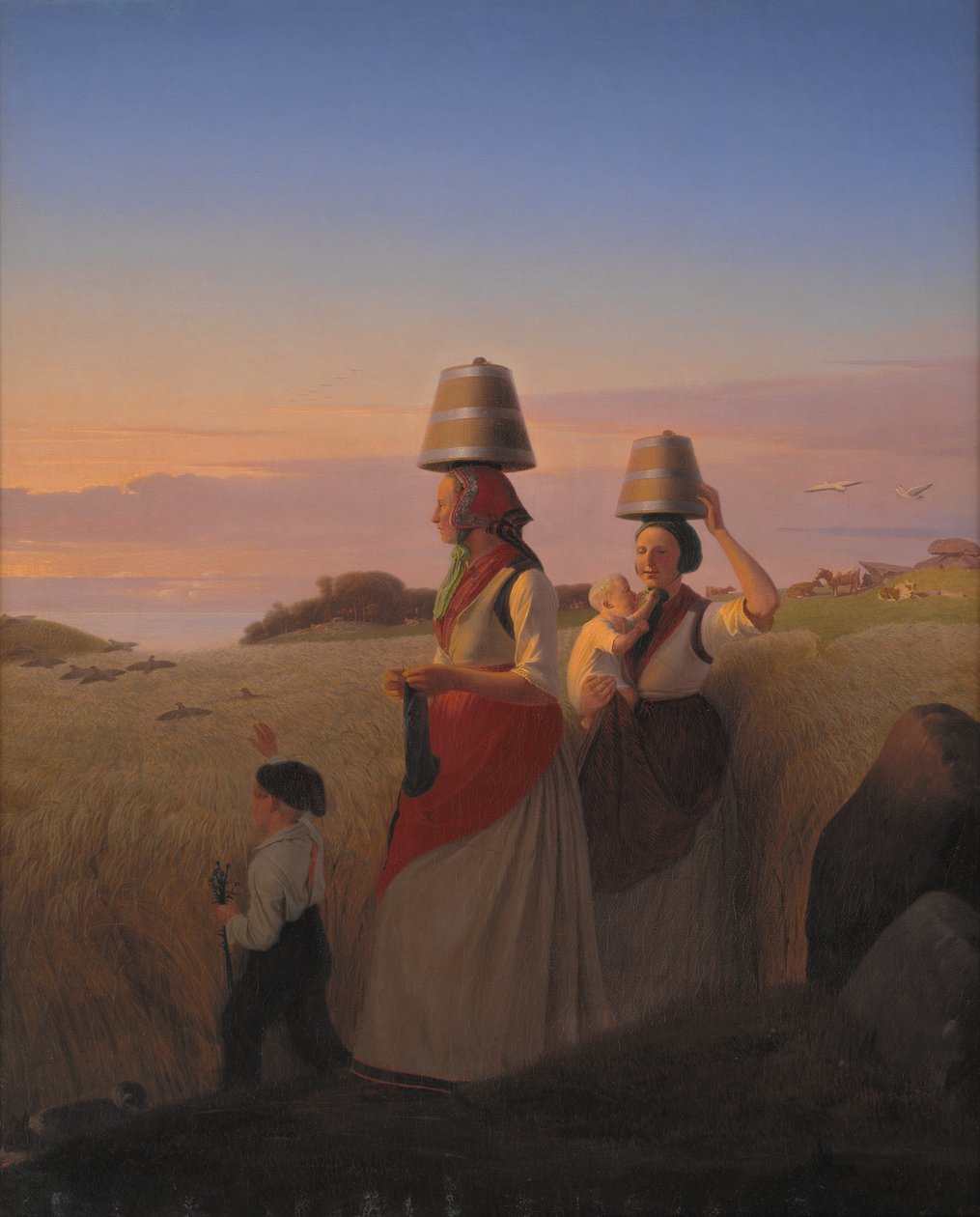 Maaseutumaisema, 1848 tekijältä Jorgen Valentin Sonne