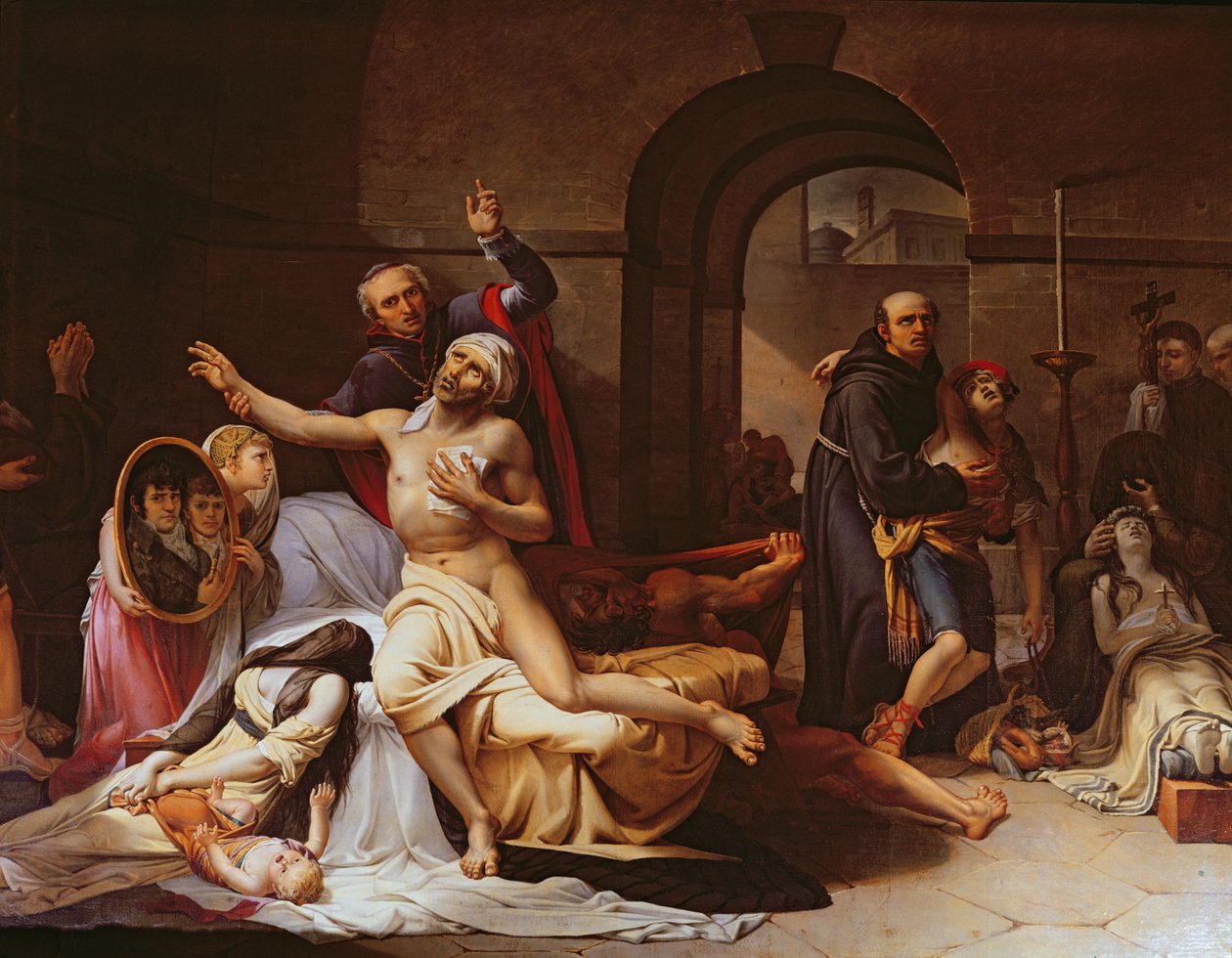 Keltakuumeepidemia Valenciassa, noin 1806 tekijältä José Aparicio