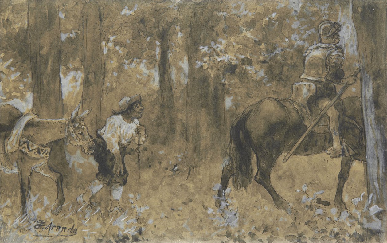 Don Quijote ja Sancho Panza tekijältä José Jiménez Aranda