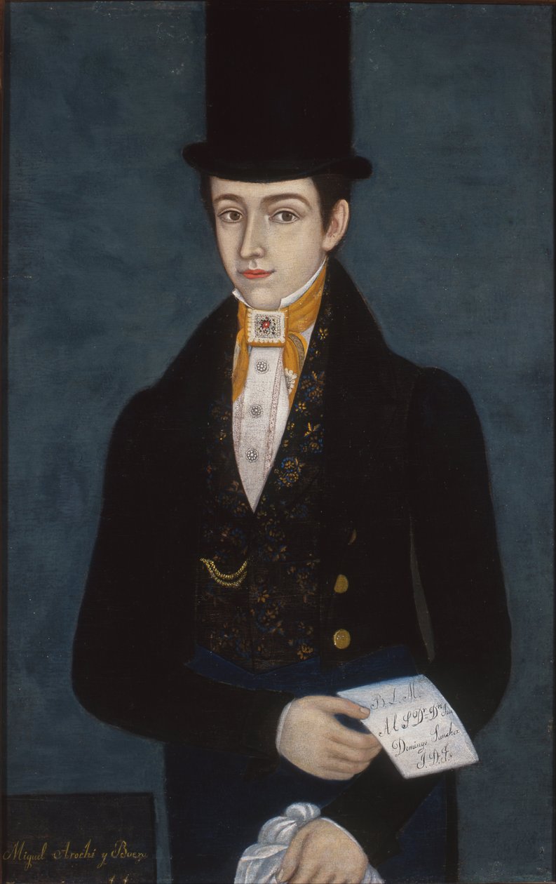 Retrato de Miguel Arochi ja Baeza tekijältä José María Estrada