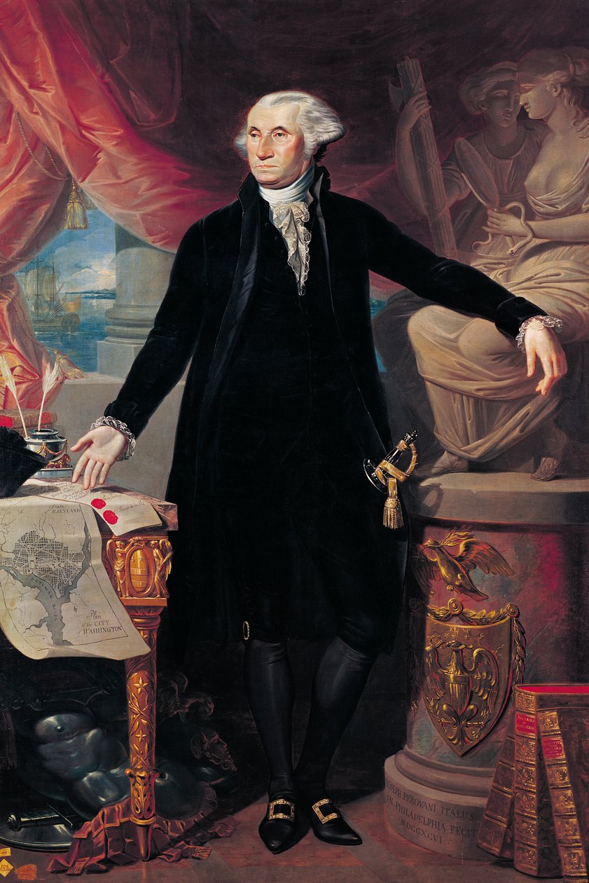 George Washingtonin muotokuva, 1796 tekijältä José Perovani