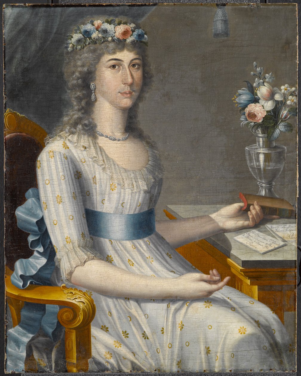 Doña María de los Dolores Gutiérrez del Mazo y Pérez, n. 1796 tekijältä José Campeche