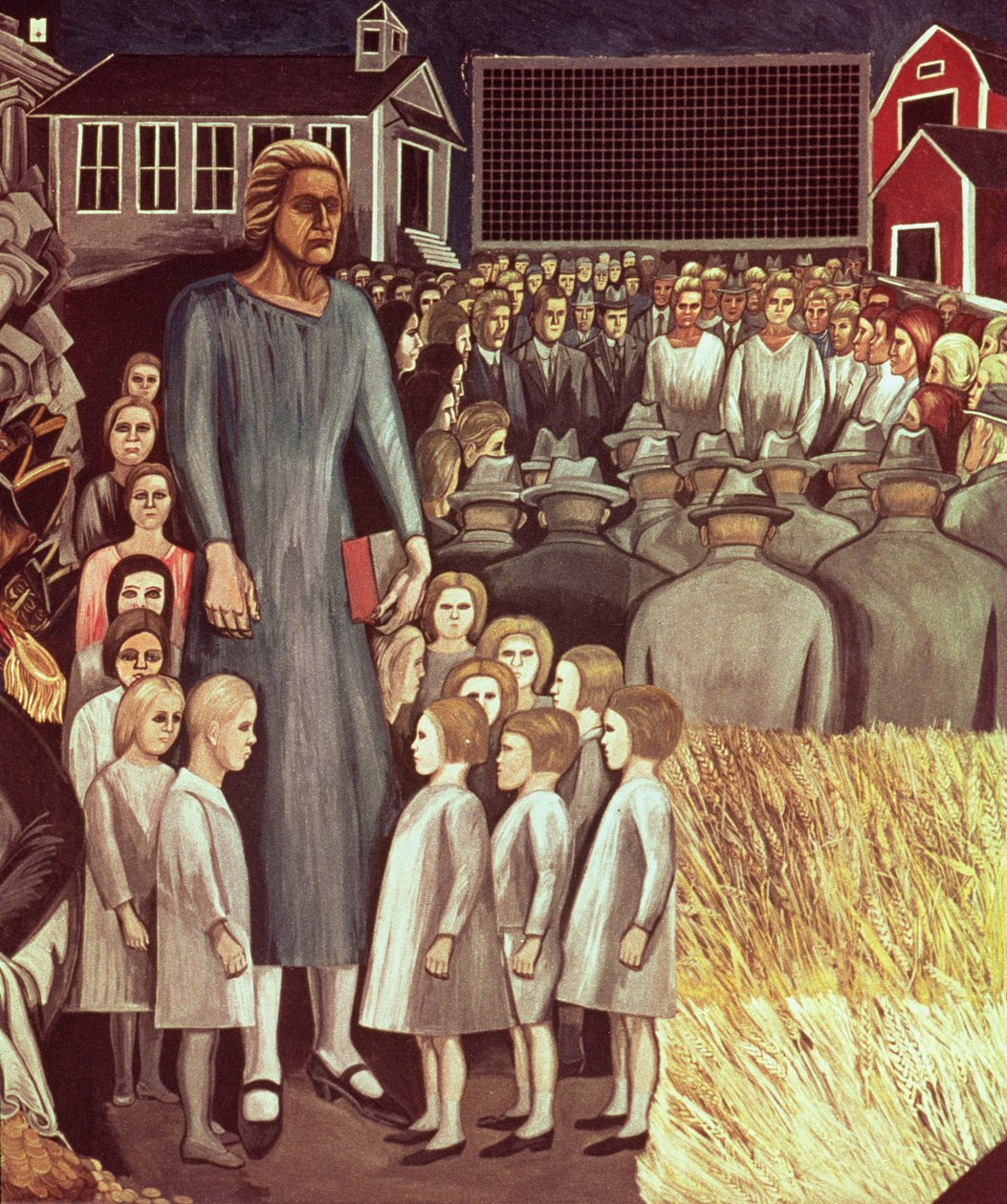 Anglo-Amerikka, Amerikan sivilisaation eeposta tekijältä José Clemente Orozco