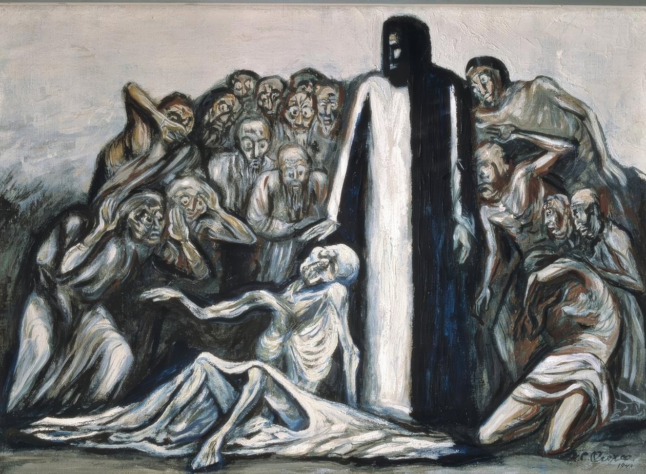 Lasaruksen herättäminen tekijältä José Clemente Orozco