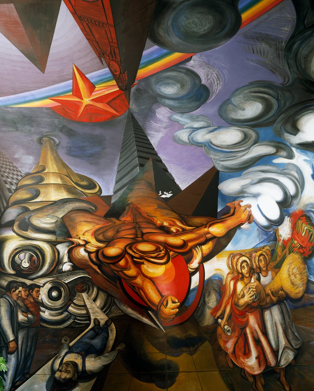 Fresc de Jose Clemente Orozco (1883-1949) al sostre de l