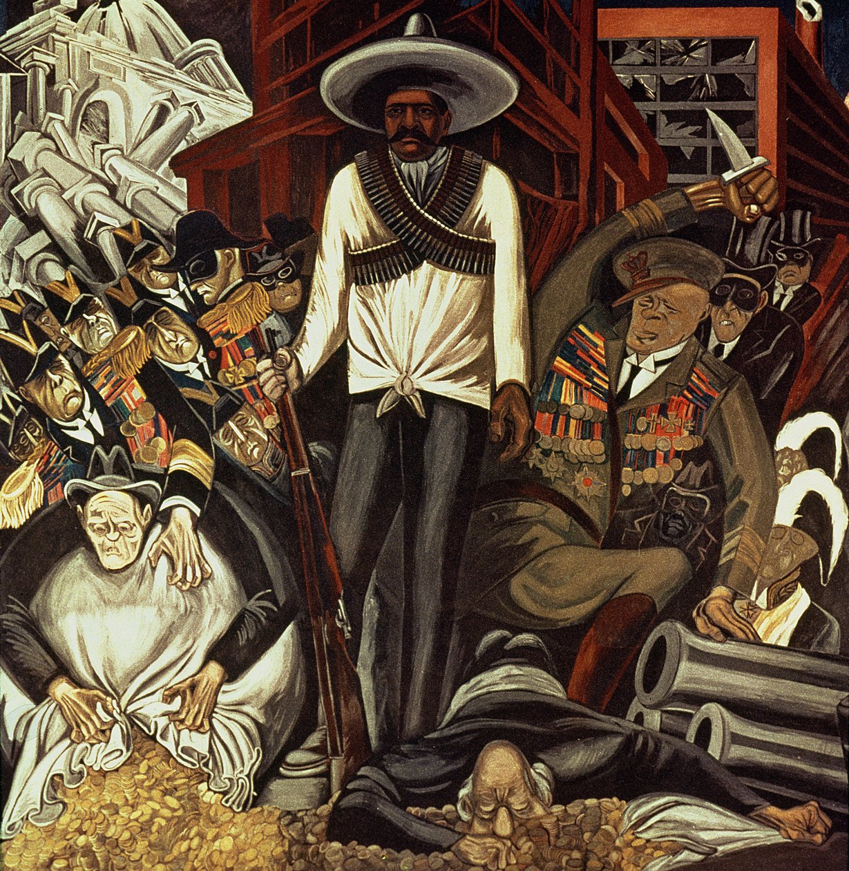 Hispanic-America, The Epic of American Civilization tekijältä José Clemente Orozco
