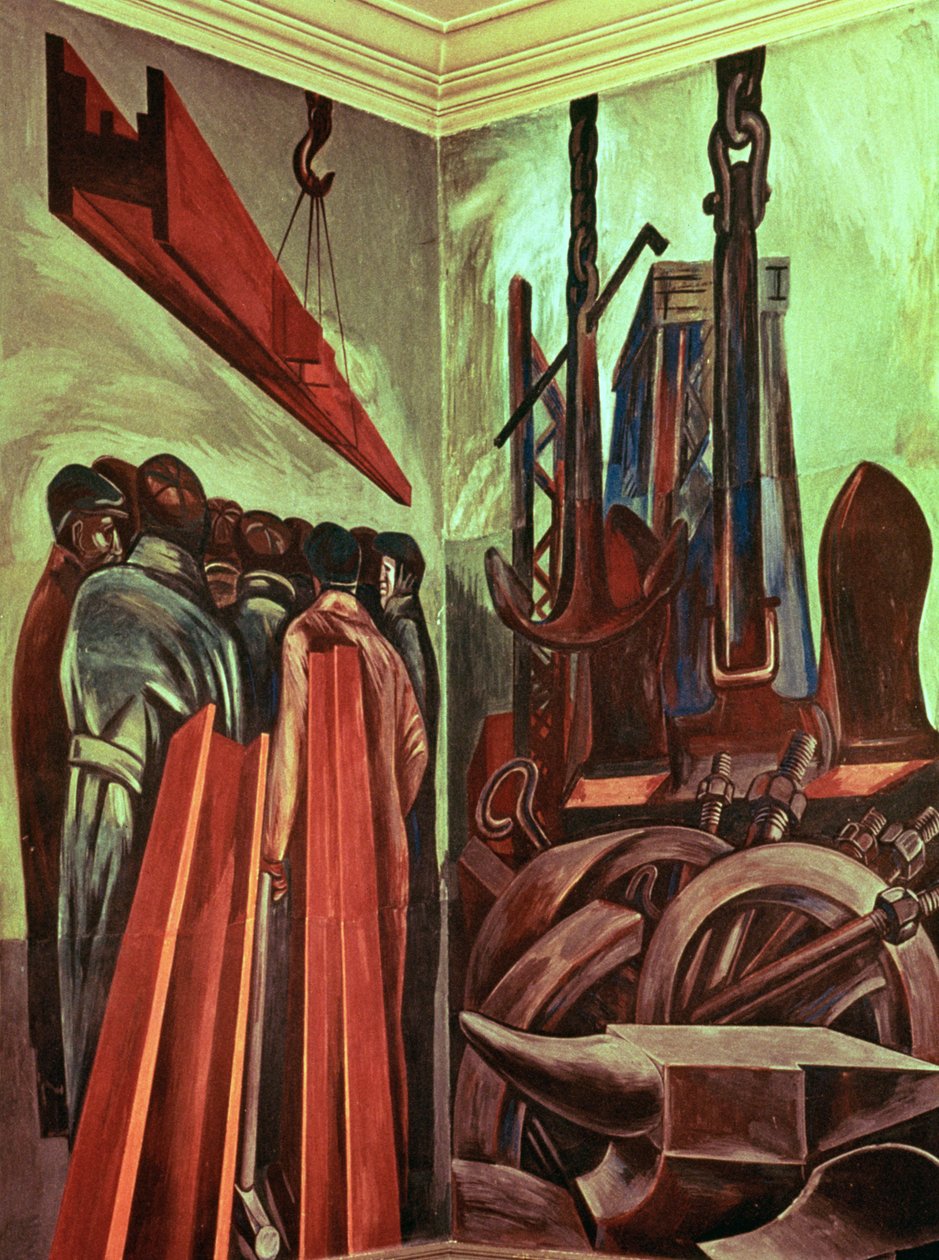 Modern Industrial Man II, The Epic of American Civilization tekijältä José Clemente Orozco