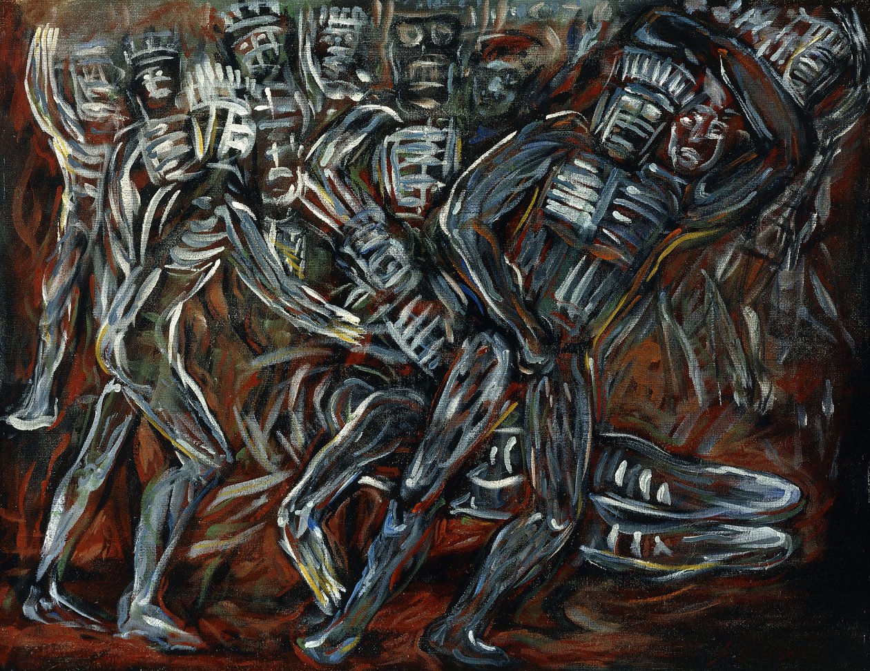 Valkoiset jumalat; Los Teules tekijältä José Clemente Orozco