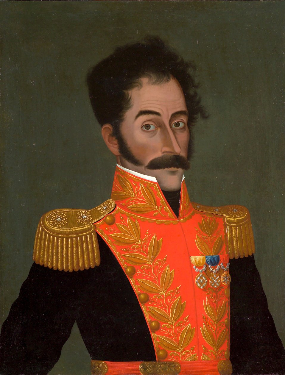Simón Bolívarin muotokuva, n. 1823 tekijältä José Gil de Castro