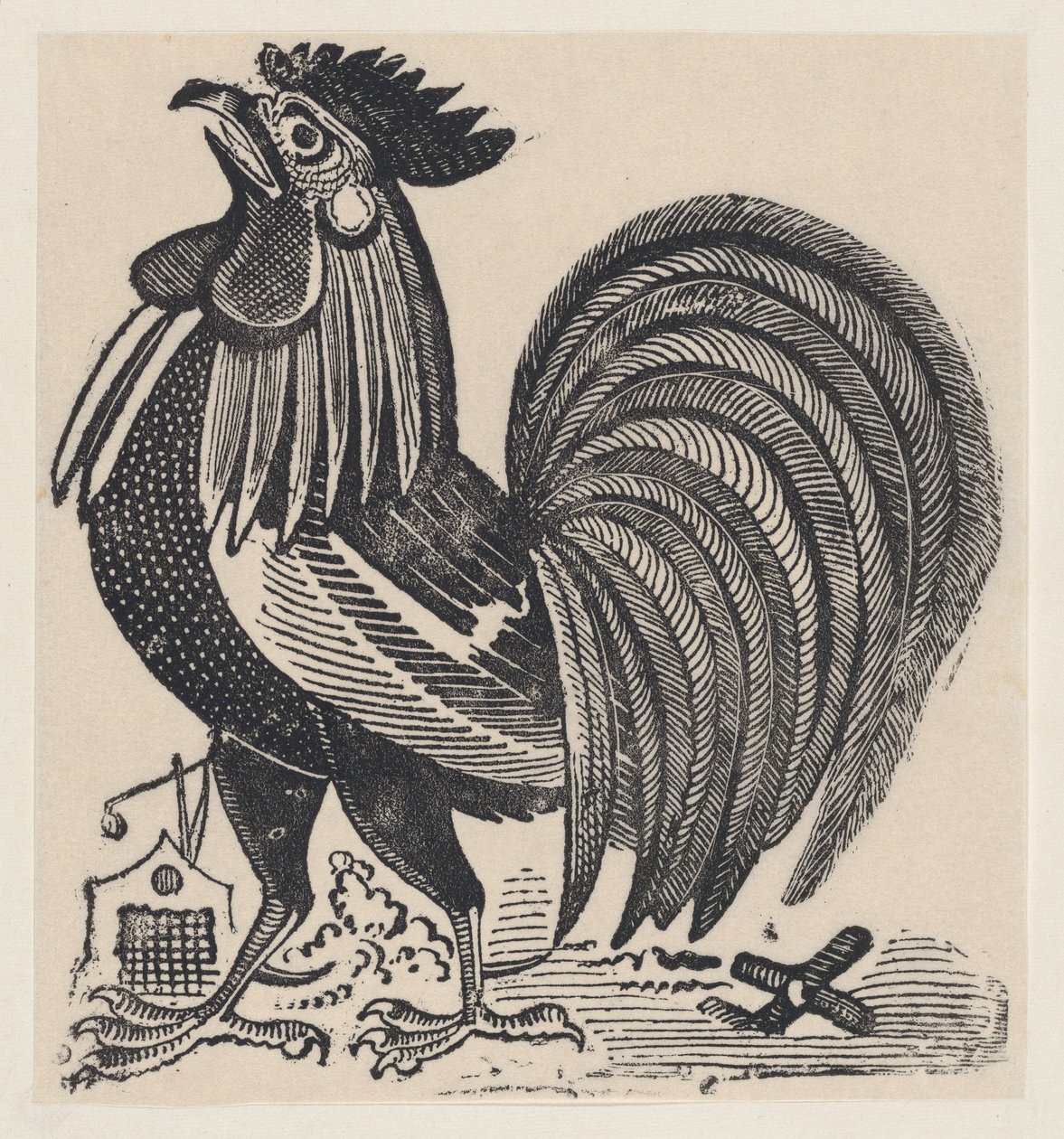 Kukko, n. 1880-1910, n. 1880-1910. tekijältä José Guadalupe Posada