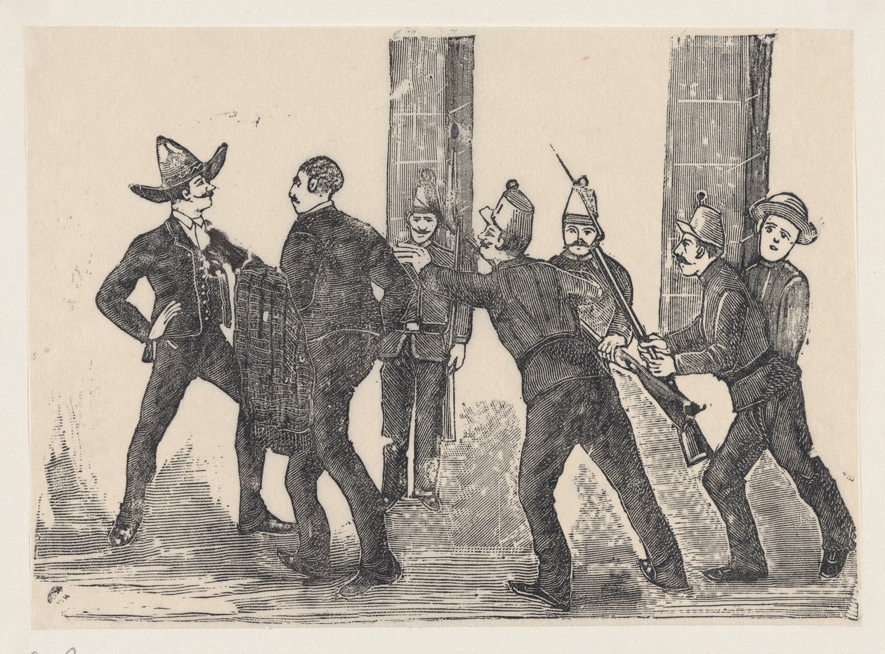 Jeesuksen teloitus Bruno Martinez, 1892, 1892. tekijältä José Guadalupe Posada