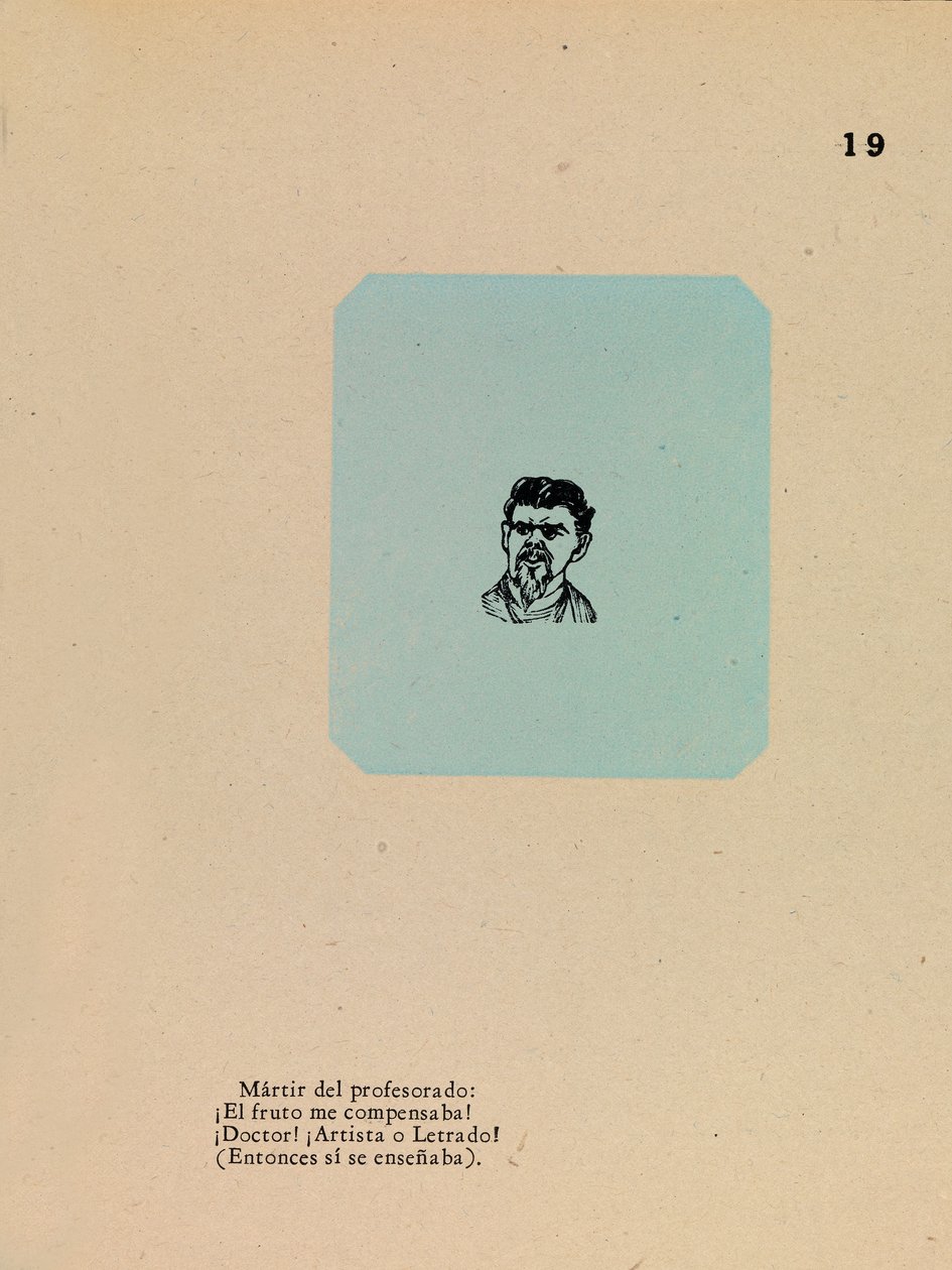 Opettajan muotokuva tekijältä José Guadalupe Posada