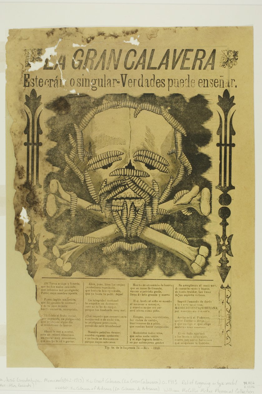 Suuri Calavera tekijältä José Guadalupe Posada