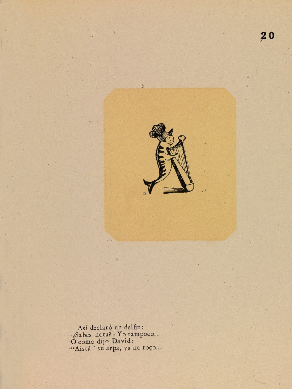 Suuttuvainen delfiini tekijältä José Guadalupe Posada