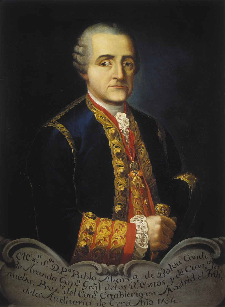 ARANDA, Pedro Pablo Abarca de Bolea, kreivi (1719-1798) (maalaus) tekijältä José María Galván y Candela