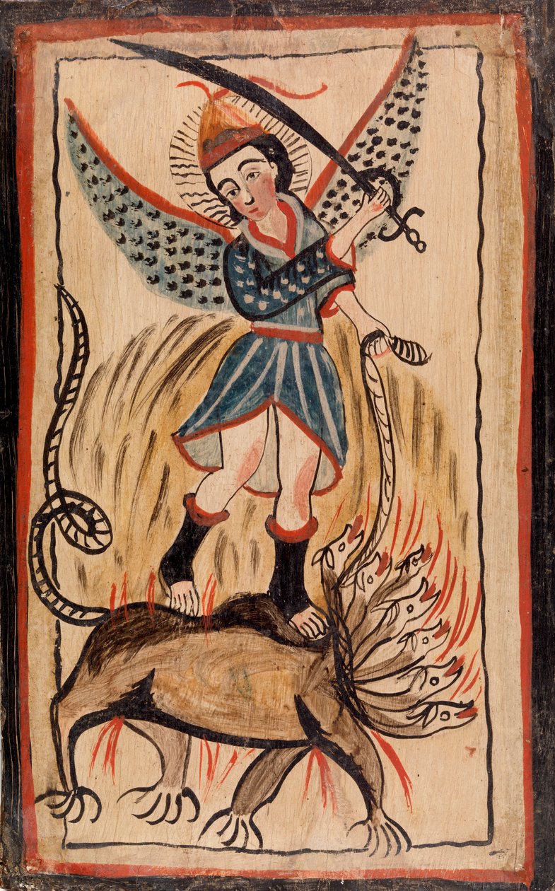 Arkkienkeli Pyhä Mikael (San Miguel) tekijältä José Raphael Aragon