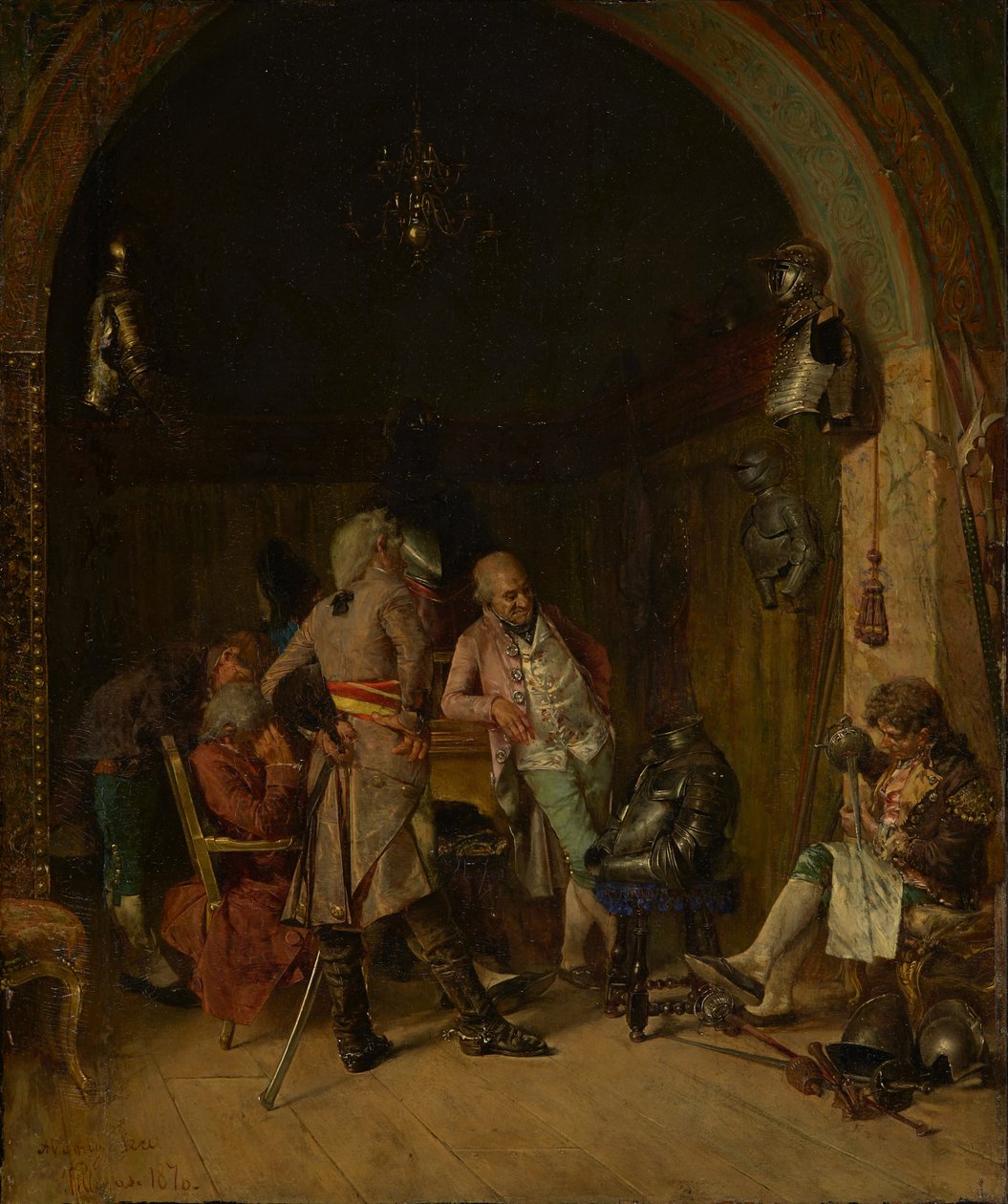 Antiikkiaseiden tutkiminen, 1870. tekijältä José Villegas Cordero