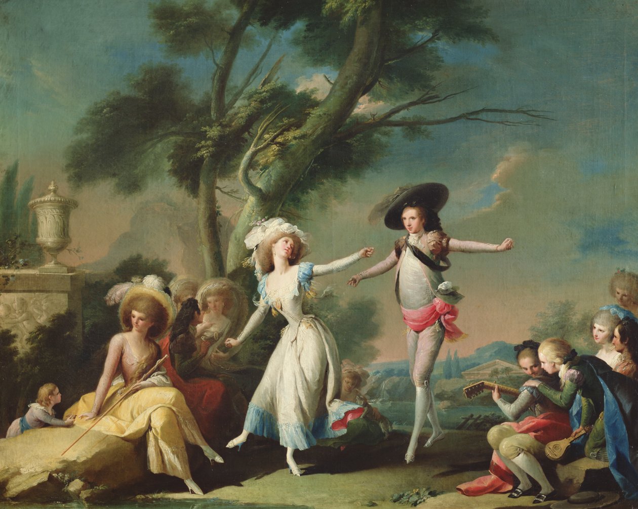 Tanssii Boleroa, 1790 tekijältä Jose Camaron