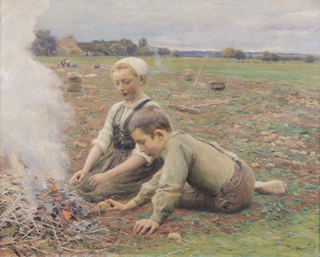Perunankerääjät, 1898 tekijältä Jose Julio de Souza Pinto