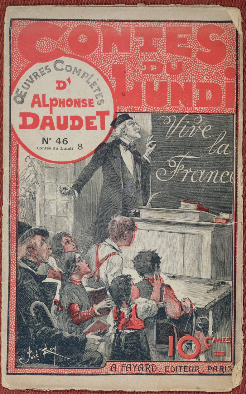 Alphonse Daudetin (1840-97) Les Contes du Lundin kansikuva tekijältä Jose Roy