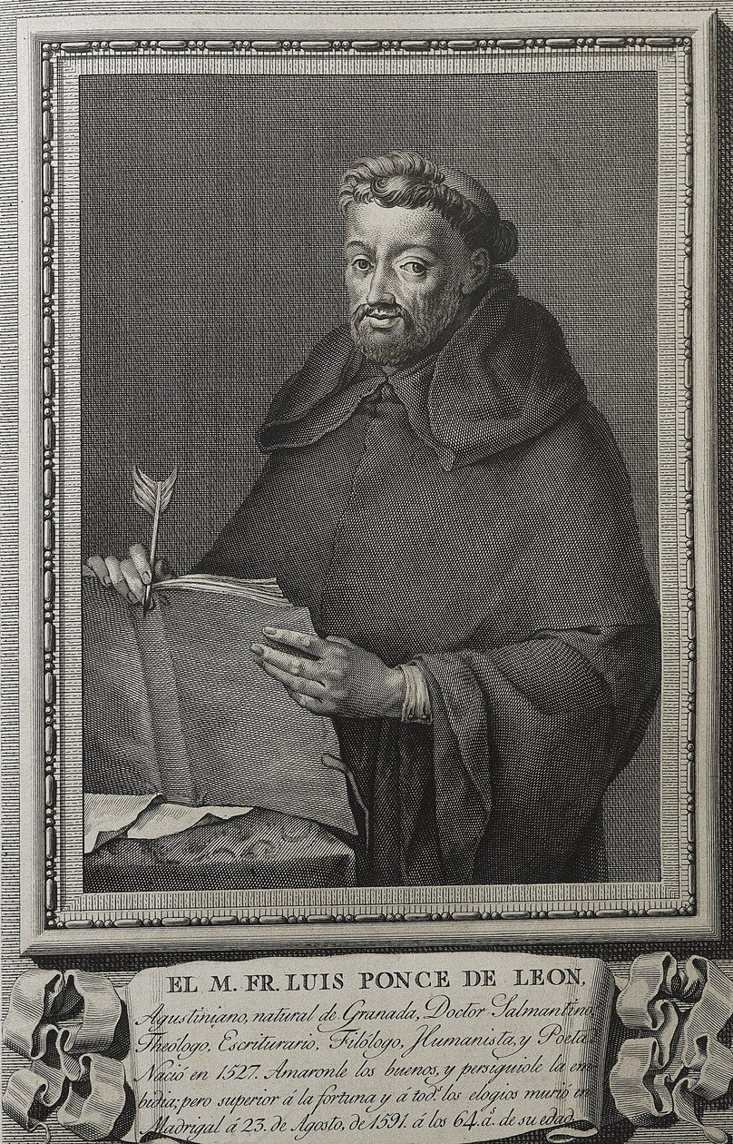 Barcelon, Juan (1739-1801). Fray Luis de Leonin muotokuva. 1791. (36 x 23