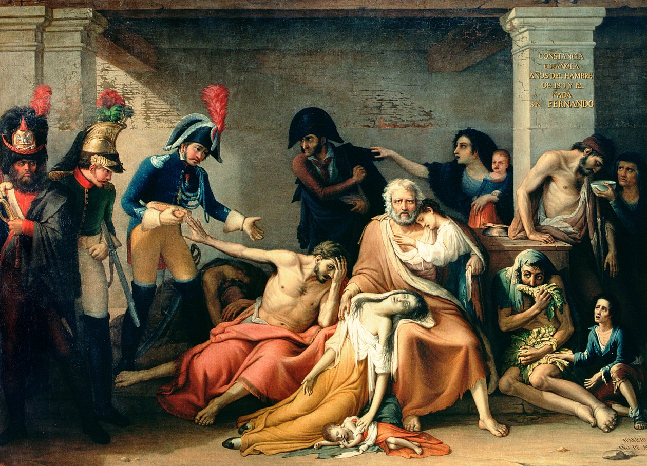 Madridin nälkä, 1811-1212 tekijältä José Aparicio