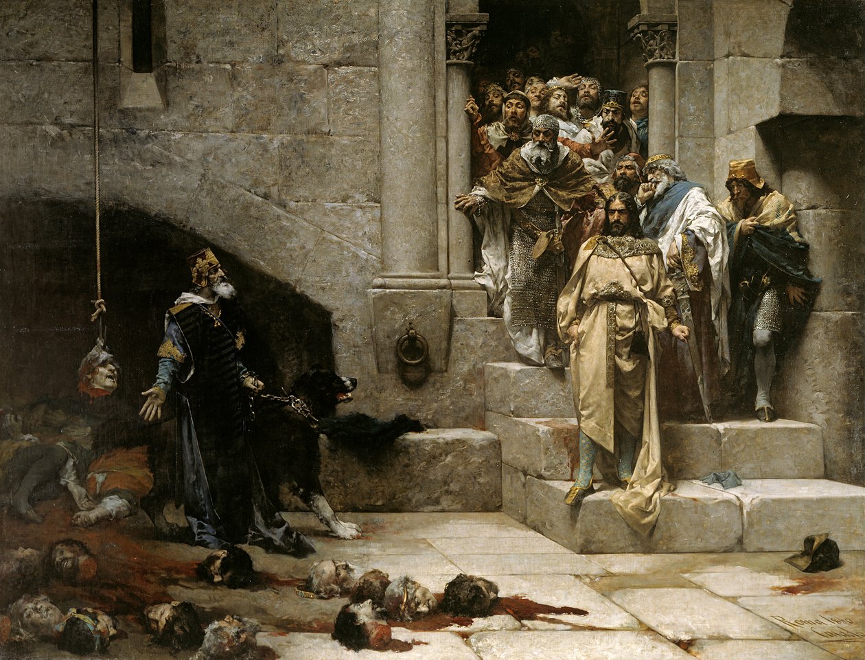 Huescan kello, 1880 tekijältä Jose Casado del Alisal
