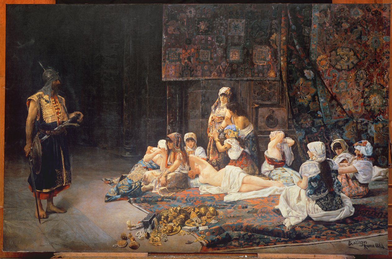 Haaremissa, 1884 tekijältä Jose Gallegos Arnosa