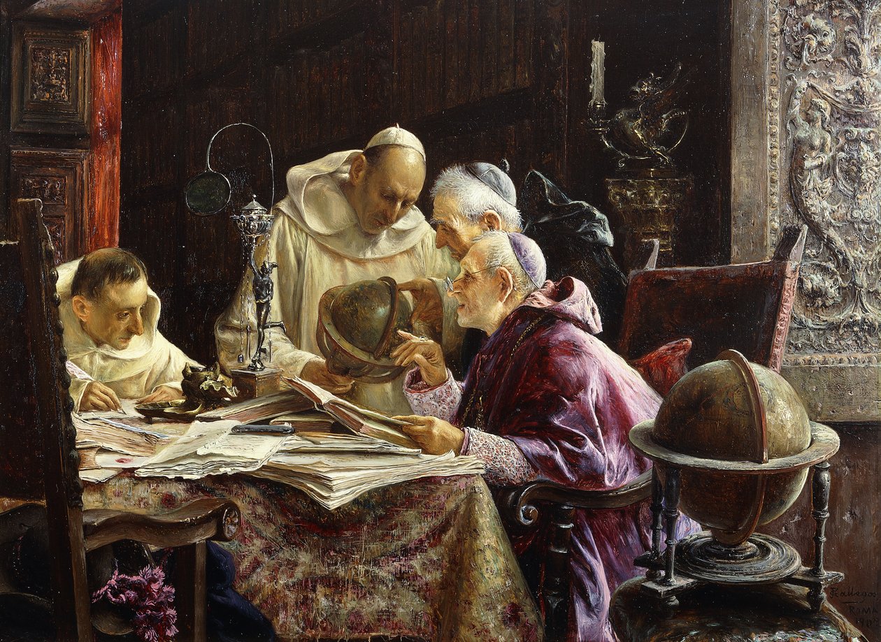 Maantieteilijät, 1902 tekijältä Jose Gallegos Arnosa