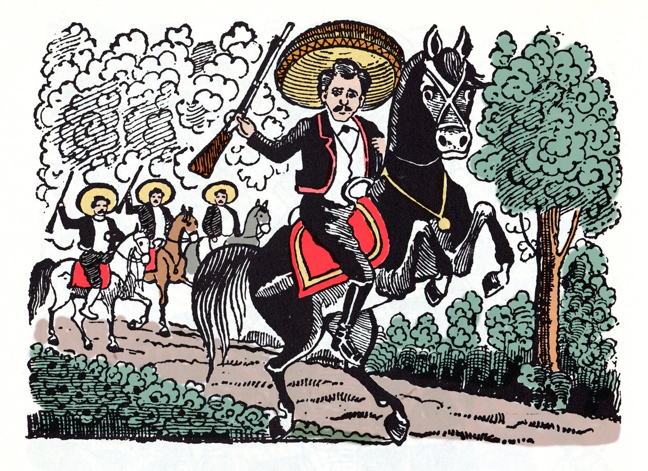 Romero Macario - Meksikon vallankumous (1910-1920) Jose Guadalupe Posada (1852-1913) ksylografia tekijältä José Guadalupe Posada