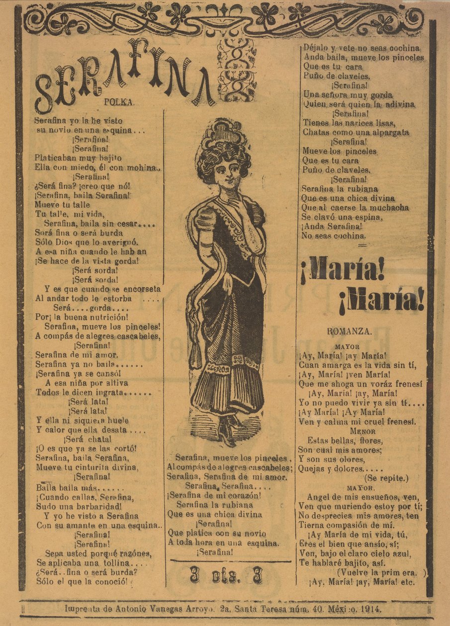 Serafina tekijältä José Guadalupe Posada