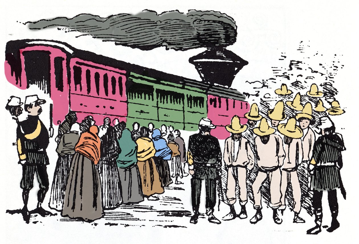 Meksikon vallankumous (1910-1920): Jose Guadalupe Posada (1852-1913) ksylografia tekijältä José Guadalupe Posada